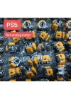 PS5 Orijinal Hall Effect Analog Motor Mekanizma Joystick Turuncu 1 Adet
