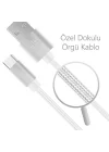 PSM06 1 Metre Beyaz Lightning Hızlı Şarj Kablosu,Beyaz