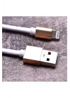 PSR aksesuar Beyaz Beyaz Lightning Hızlı Şarj Kablo- ile uyumlu