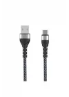 PSR aksesuar Siyah Siyah Bax Type - C Usb Kablo 1M ile uyumlu