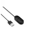 PSR aksesuar Siyah Siyah Xiaomi Mi Band 4 Usb Şarj Kablosu- ile uyumlu