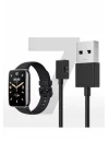 PSR aksesuar Siyah Siyah Xiaomi Redmi Watch 2 Lite Usb Şarj Kablosu ile uyumlu