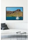 (pster10602) Datça Manzara Çerçeveli Tablo (21x30cm)