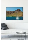 (pster10602) Datça Manzara Çerçeveli Tablo (21x30cm)