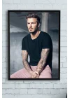 (pster10608) David Beckham Çerçeveli Tablo 2 (40x50cm)