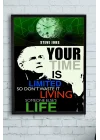 (pster13562) Your Time Girişimcilik Çerçeveli Tablo (50x70cm)