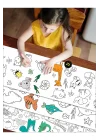 (pster21330) Hayvanlar Eğitici Dev Boyama Kağıdı Seti (3 Adet)