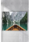 (pster3994) Tekne Ve Göl Manzara Poster