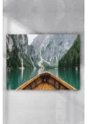 (pster3994) Tekne Ve Göl Manzara Poster
