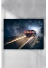 (pster8075) De Lorean Araba Posteri 50x70 cm