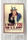 (pster9166) Uncle Sam Eğlenceli Mizahi Poster