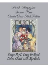 Puck Magazine Santa Kiss Counted Cross Stitch Pattern: Large Print, Easy to Read Color Chart With Symbols, Christmas Cross Stitch Pattern
