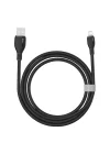 Pudding Hızlı Şarj Özellikli Lightning Kablo 2.4A, 1.2 Metre, Siyah