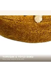 Puffy Simit Şeklinde Kedi Yatağı 50 cm