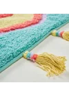 Punjab Sarı - Yeşil Banyo Paspası 60x90 Cm