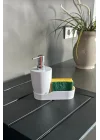 PURE HAZNELİ SIVI SABUNLUK-BEYAZ