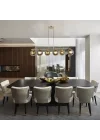 Purıo 6 Lı Altın Sıralı Sarkıt Avıze 6xe27