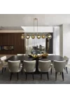 Purıo 6 Lı Altın Sıralı Sarkıt Avıze 6xe27