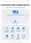 PX-AC-BTU50 Bluetooth 5.0 USB Adaptör, Mini Dongle Bluetooth Alıcı, PC Laptop Notebook İçin Kablosuz Bluetooth Çevirici, Windows 10/11 Tak Çalıştır USB Bluetooth Dongle