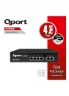 Q-poe4m 4 Port 10/100 + 2 Port 10/100 Uplınk Poe Swıtch