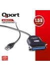 Q Prlpt1.5 Usb/Lpt Çevirici 1.5 Metre Printer Kablosu