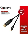 Q Thd Type C To Display Port 4K 60Hz 2 Metre Kablo