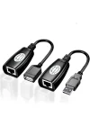 Q-UX2 60 Metre Usb Extender 2 Li Paket