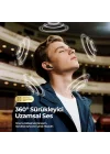 Q3 Pro Hibrit ANC ENC TWS Bluetooth 6.0 Kablosuz Kulak içi Kulaklık Siyah
