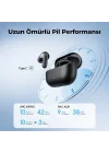 Q3 Pro Hibrit ANC ENC TWS Bluetooth 6.0 Kablosuz Kulak içi Kulaklık Siyah
