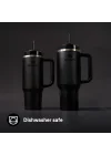 Quencher H2.0 FlowState Pipetli Termos Bardak 1.18 Litre - Black | Paslanmaz Çelik