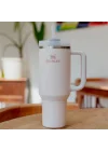 Quencher H2.0 FlowState Pipetli Termos Bardak 1.18 Litre - Pembe Kuvars (Rose Quartz) | Paslanmaz Çelik