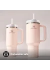 Quencher H2.0 FlowState Pipetli Termos Bardak 1.18 Litre - Pembe Kuvars (Rose Quartz) | Paslanmaz Çelik
