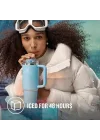 Quencher H2.0 FlowState Pipetli Termos Bardak 1.18 Litre - Powder Blue Crush | Paslanmaz Çelik