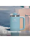 Quencher H2.0 FlowState Pipetli Termos Bardak 1.18 Litre - Powder Blue Crush | Paslanmaz Çelik