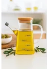 Rafa - Bambu Kapaklı Yağdanlık 550ml