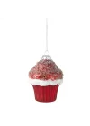 Red Cupcake Ağaç Süsü 10 cm
