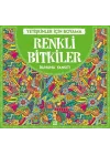Renkli Bitkiler - Yetişkinler İçin Boyama