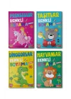 Renkli Boyama 10 set+1 Set (44 Kitap)