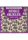 Renkli Objeler - Yetişkinler İçin Boyama