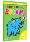 Renkli Sevimli Boyama -1 (3+Yaş)