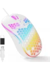 RGB Led Işıklı 6 Tuşlu 7200DPI Gaming Oyuncu Mouse Beyaz