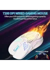 RGB Led Işıklı 6 Tuşlu 7200DPI Gaming Oyuncu Mouse Beyaz
