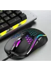 RGB Led Işıklı 6 Tuşlu 7200DPI Gaming Oyuncu Mouse Siyah