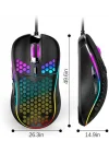 RGB Led Işıklı 6 Tuşlu 7200DPI Gaming Oyuncu Mouse Siyah