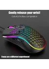 RGB Led Işıklı 6 Tuşlu 7200DPI Gaming Oyuncu Mouse Siyah
