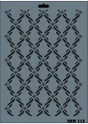 Mey İthalat® Rich New Seri N-112 Stencil 35x25 cm