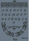 Mey İthalat® Rich New Seri N-114 Stencil 35x25 cm