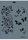 Mey İthalat® Rich New Seri N-117 Stencil 35x25 cm