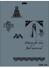 Mey İthalat® Rich New Seri N-128 Stencil 35x25 cm