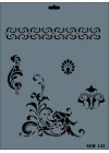 Mey İthalat® Rich New Seri N-132 Stencil 35x25 cm
